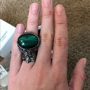 Yves Saint Laurent Jade Arty Ring Size 7